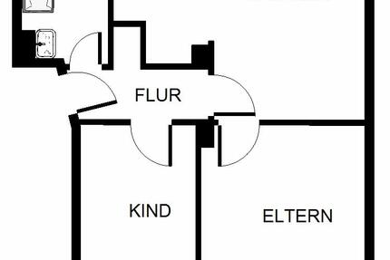 2-Zimmer-Wohnung in Gelsenkirchen Hassel zimmer
