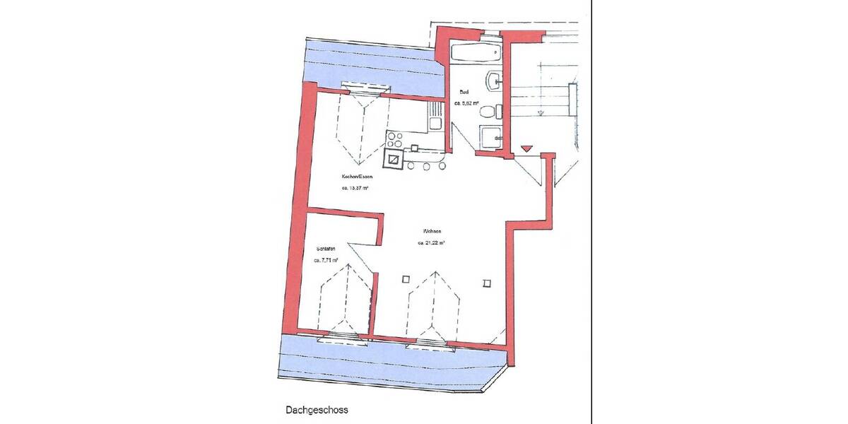 Etagenwohnung Freital - 2 Zimmer, 45 m&sup2;, 315&euro; | Angebot:26014948