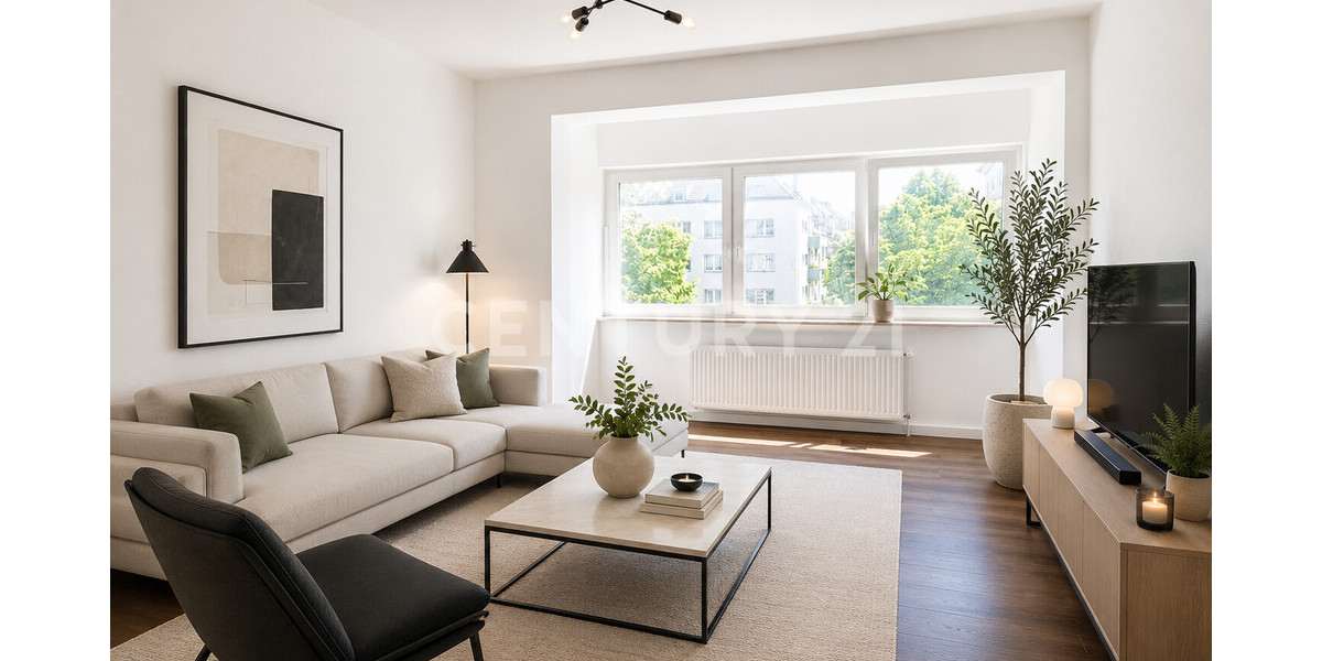 Frisch sanierte 4-Zimmer-Wohnung mit Balkon im beliebten Dortmunder Kaiserviertel - Etagenwohnung Dortmund | Angebot:26738720