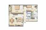 Etagenwohnung Kassel Bettenhausen - 3 Zimmer, 75 m&sup2;, 647&euro; | Angebot:26657706