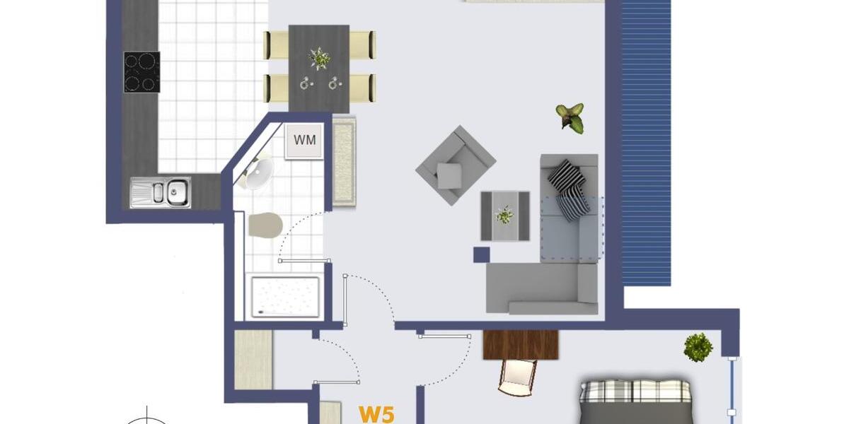 Dachgeschoßwohnung Haiger - 2 Zimmer, 64 m&sup2;, 595&euro; | Angebot:26235175