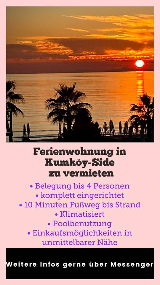 FerienWohnung Türkei in Kumköy-Side zu vermieten ❤️☀️☀️☀️