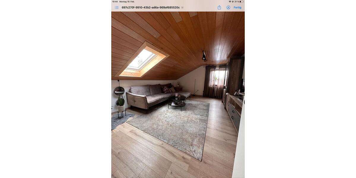 Dachgeschoßwohnung Plattling - 3 Zimmer, 75 m&sup2;, 800&euro; | Angebot:26114587