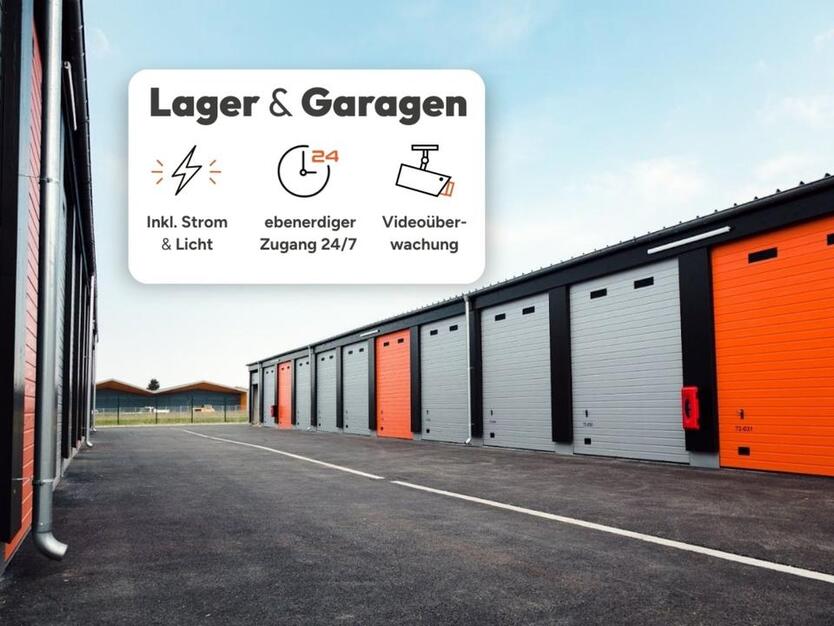 28-112m² Lager, Hallen & Lagerflächen in Großmehring zur Miete!