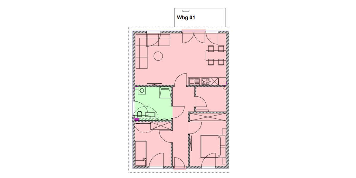 Erdgeschoßwohnung Husum - 3 Zimmer, 80 m&sup2;, 1.065&euro; | Angebot:25363360
