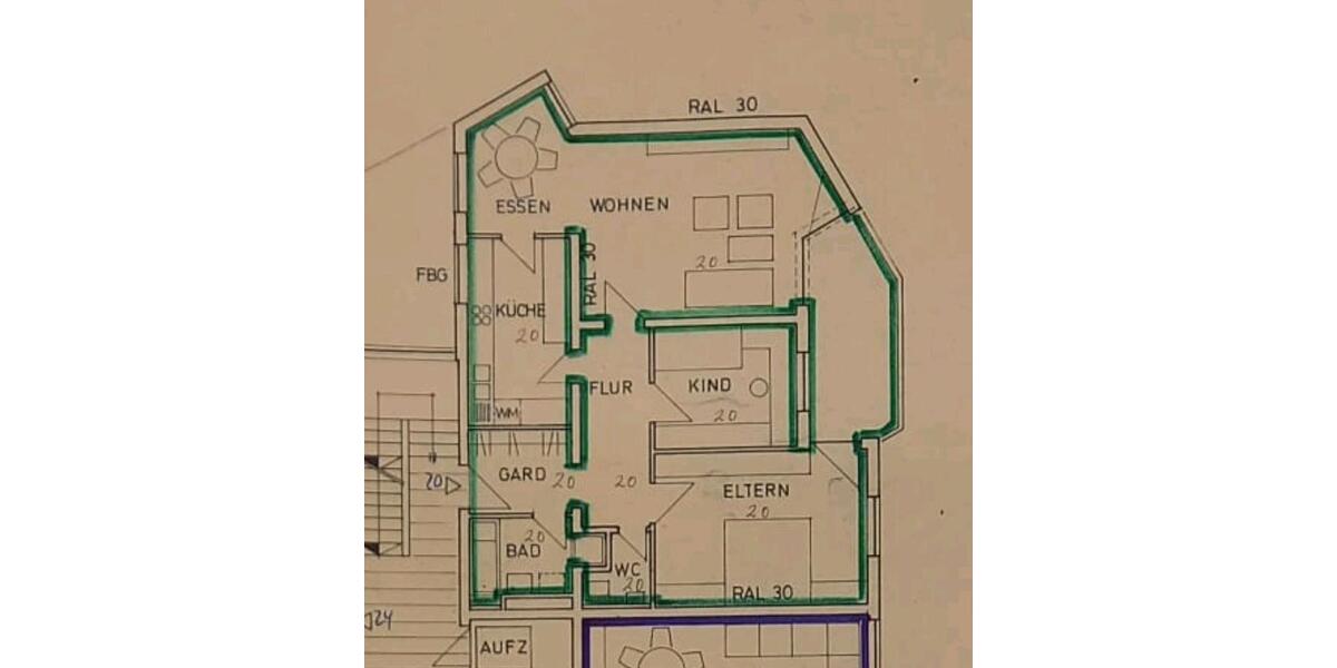 Hochparterre Augsburg Bergheim - 3 Zimmer, 87 m&sup2;, 1.230&euro; | Angebot:26023609