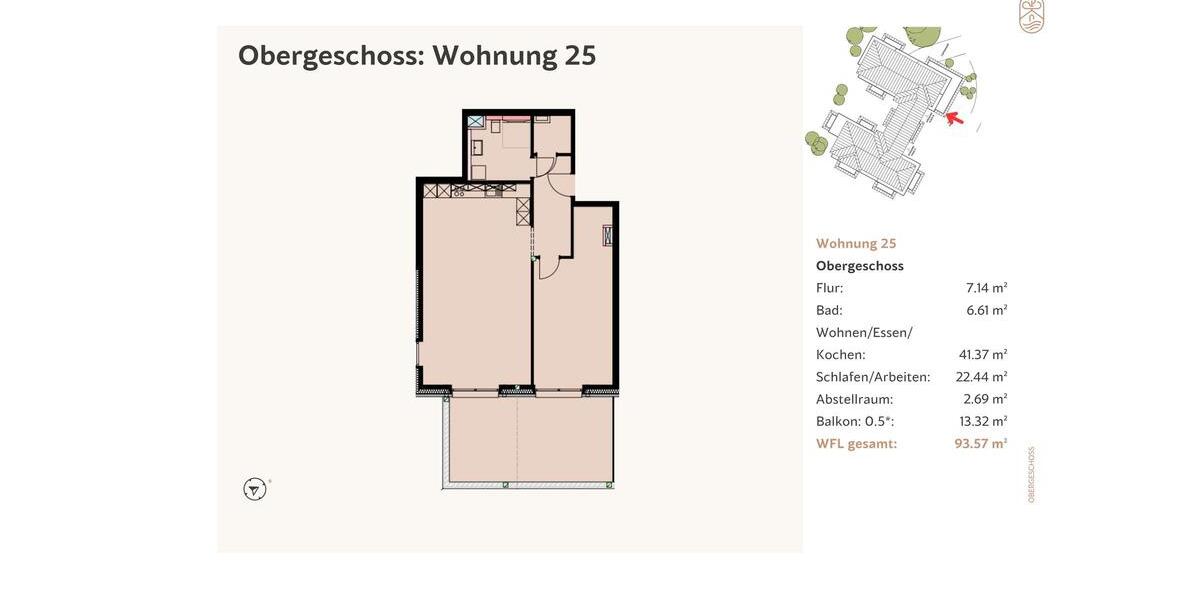 Helle Zweizimmerwohnung mit großzügigem Balkon 2 zimmer