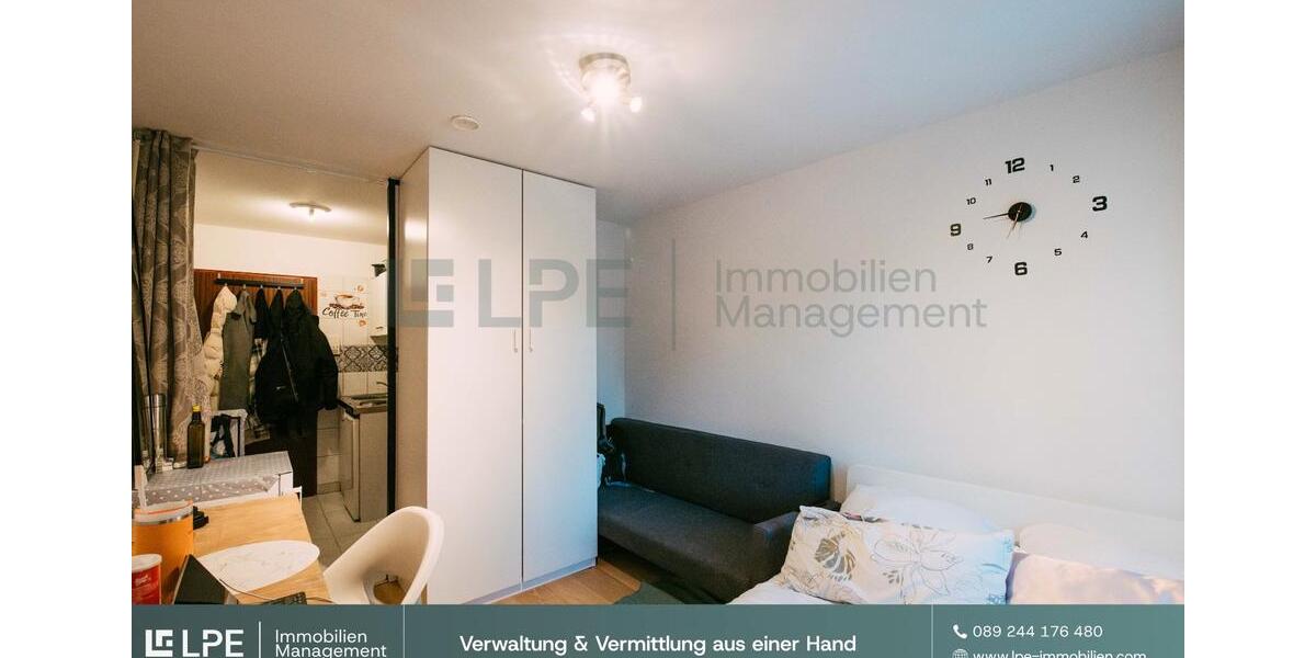 Erdgeschoßwohnung München Messestadt Riem - 1 Zimmer, 16 m&sup2;, 700&euro; | Angebot:26491404