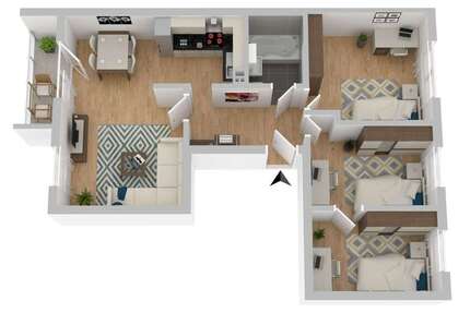 Wohnung zum Mieten in Suhl 348,51 € 64.63 m²