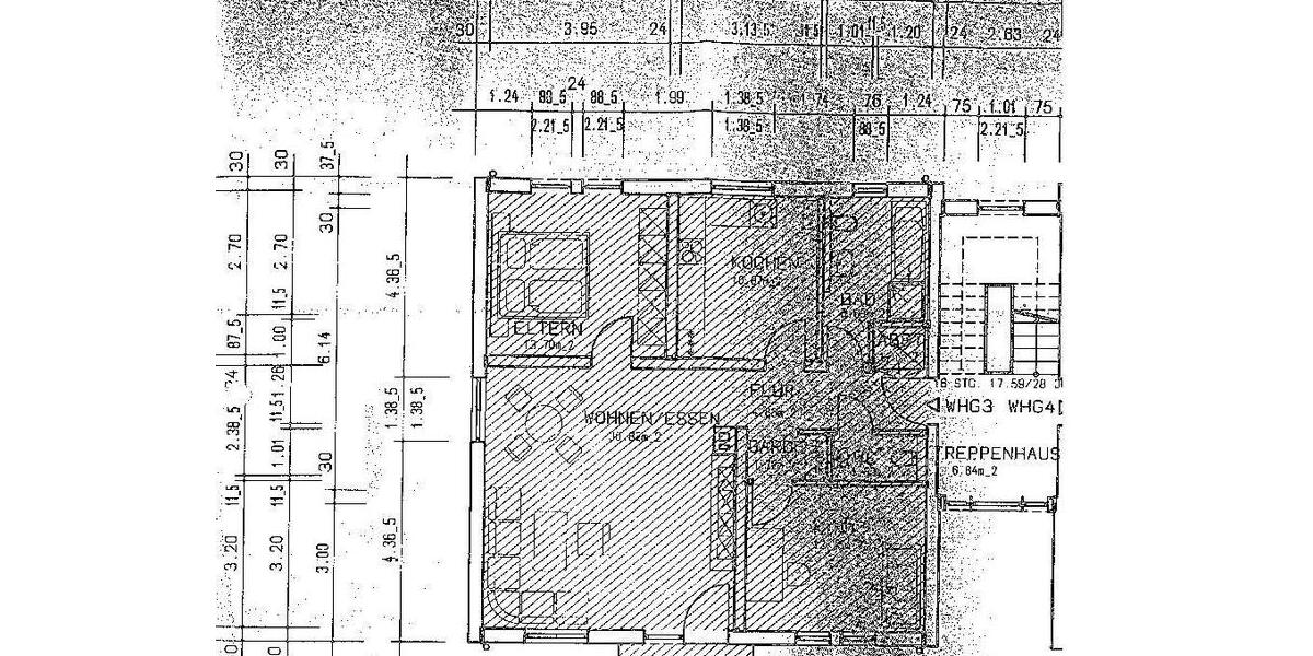 Etagenwohnung Dachwig - 3 Zimmer, 87 m&sup2;, 957&euro; | Angebot:26484594