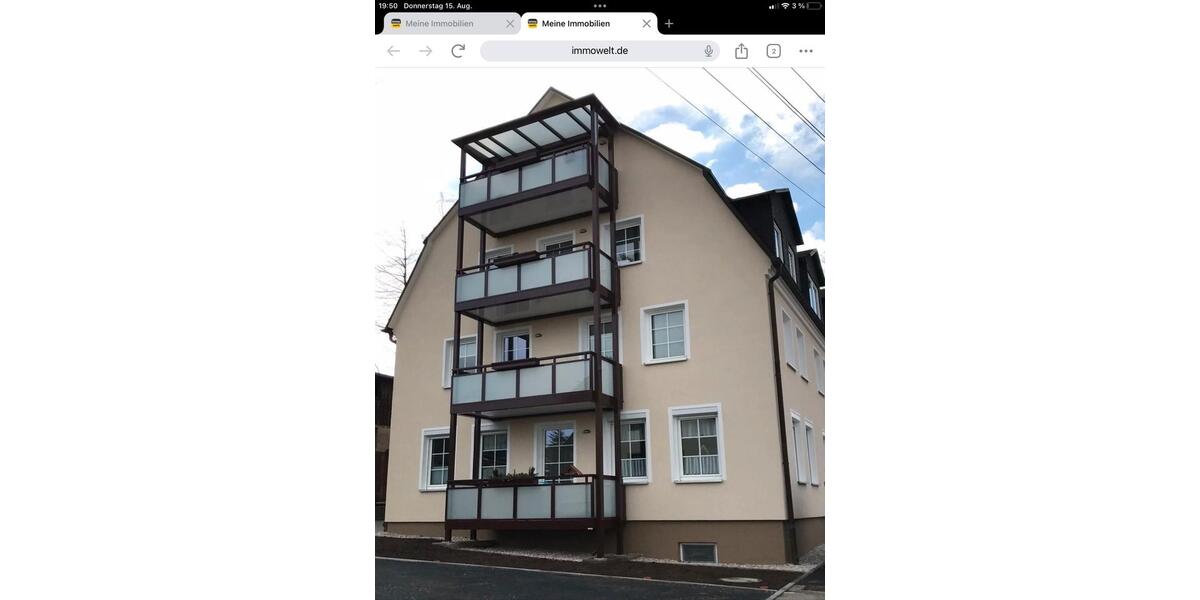 Dachgeschoßwohnung Brand-Erbisdorf Erbisdorf - 2 Zimmer, 70 m&sup2;, 478&euro; | Angebot:25947974