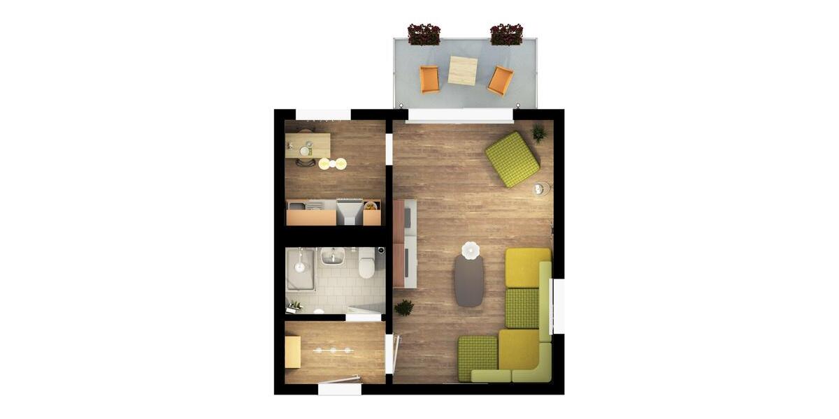 Etagenwohnung Schönebeck (Elbe) - 1 Zimmer, 36 m&sup2;, 270&euro; | Angebot:26561569