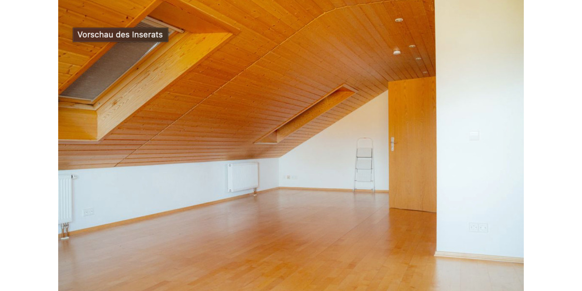 Dachgeschoßwohnung Waldenburg - 2 Zimmer, 73 m&sup2;, 750&euro; | Angebot:24840685