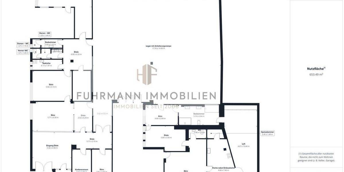 Gewerbeobjekt Saarbrücken / Malstatt-Burbach Malstatt - 9 Zimmer, 230 m&sup2;, 3.760&euro; | Angebot:25769963