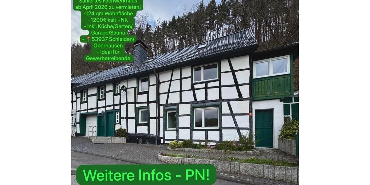 Einfamilienhaus Schleiden - 4 Zimmer, 124 m&sup2;, 1.200&euro; | Angebot:25871383