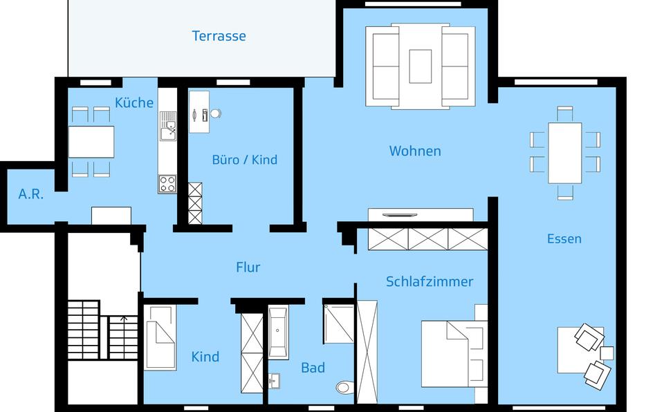 Bald in neuem Look: Großzügige Altbauwohnung mit Garten in Rheda! 4 zimmer