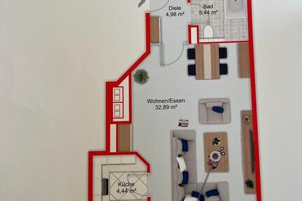 Wohnung Idstein - 2 Zimmer, 62 m&sup2;, 780&euro; | Angebot:25207214