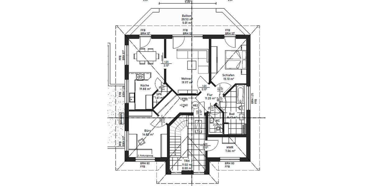 Etagenwohnung Dienheim - 3 Zimmer, 111 m&sup2;, 1.780&euro; | Angebot:26216957