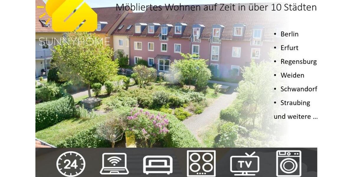 Wohnen auf Zeit Schwandorf - 2 Zimmer, 65 m&sup2;, 84&euro; | Angebot:10693689