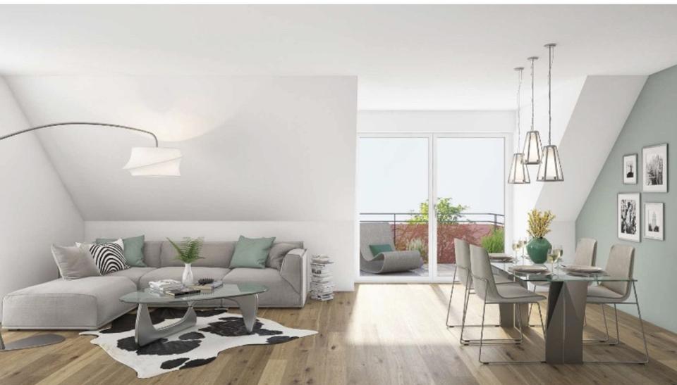 Dachgeschoßwohnung Dachau - 3 Zimmer, 93 m&sup2;, 1.990&euro; | Angebot:26645461
