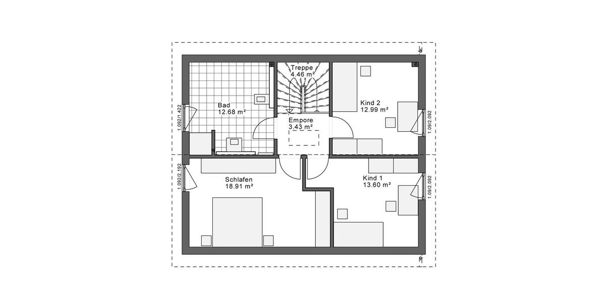 Einfamilienhaus Gütersloh - 3 Zimmer, 120 m&sup2;, 1.898&euro; | Angebot:26663226