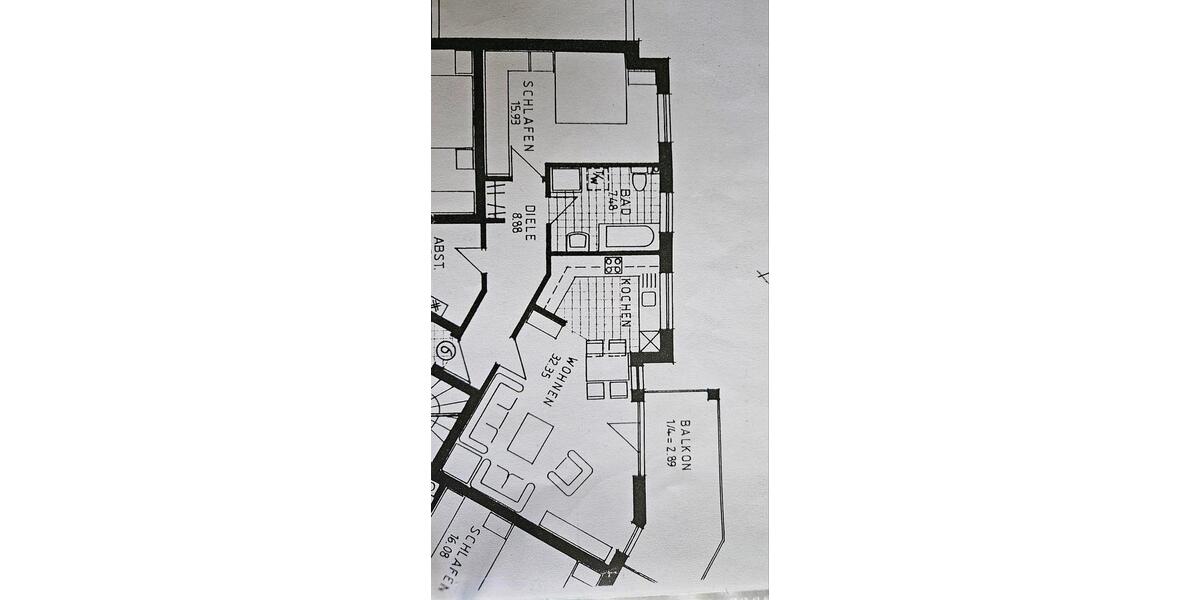 Etagenwohnung Bremen Osterholz - 2 Zimmer, 65 m&sup2;, 800&euro; | Angebot:25756379