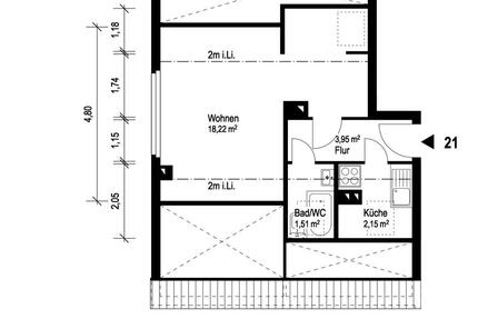Wohnung Schorfheide - 1 Zimmer, 26 m&sup2;, 378&euro; | Angebot:27601855