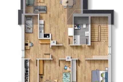 Wohnung Dachgeschoss im historischen Speyerhaus – sanierter Altbau trifft auf modernen Wohnkomfort 4 zimmer