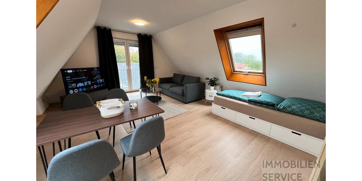 Voll möbeliertes Appartment für 2 Personen Kurz- oder Langzeitmiete mit Balkon in Eickelborn 1 zimmer