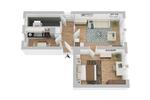 Etagenwohnung Suhl Aue 1 - 2 Zimmer, 46 m&sup2;, 312&euro; | Angebot:26629537