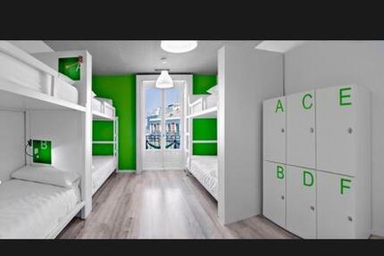 2-Bett in 6er Schlafsaal in Safestay Hostel in Madrid Zentrum zimmer
