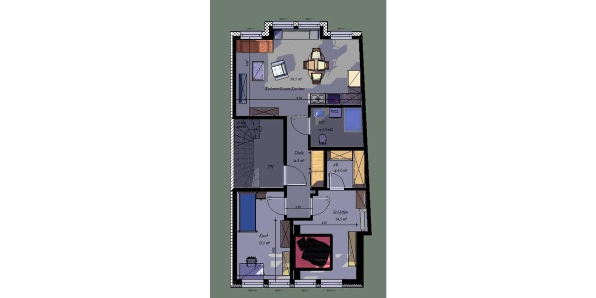 Etagenwohnung Peine - 3 Zimmer, 68 m&sup2;, 820&euro; | Angebot:25224413