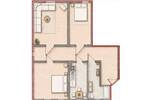 Etagenwohnung Bad Langensalza Ufhoven - 3 Zimmer, 84 m&sup2;, 630&euro; | Angebot:26758850