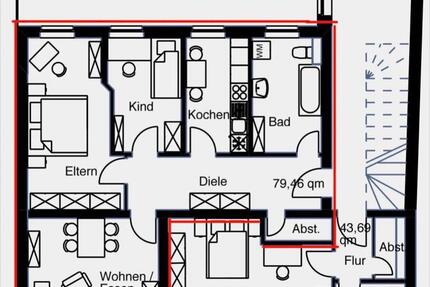 Wohnung Bautzen - 3 Zimmer, 79 m&sup2;, 550&euro; | Angebot:25207465