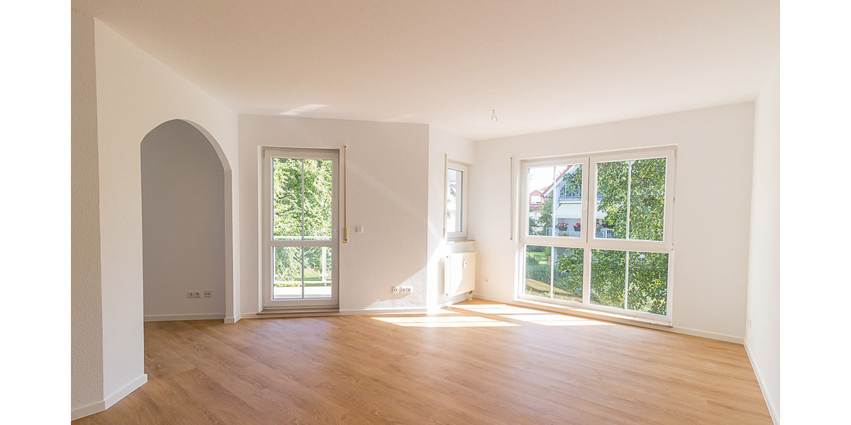 MARKKLEEBERG + 2 ZIMMER + ERDGESCHOSS + BALKON + STELLPLATZ TG - Erdgeschoßwohnung Markkleeberg Großstädteln | Angebot:27082682