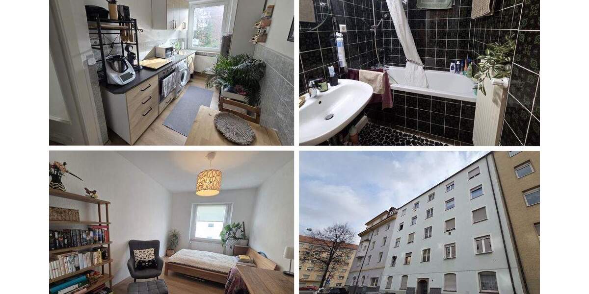 Etagenwohnung Nürnberg Rabus - 2 Zimmer, 47 m&sup2;, 530&euro; | Angebot:25279130