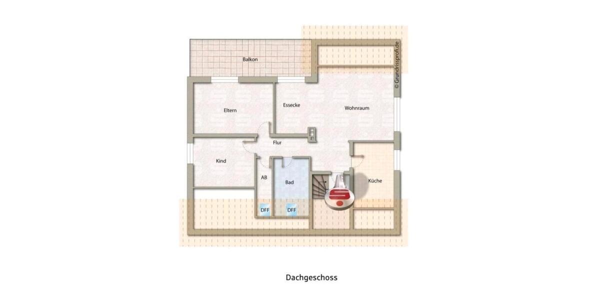 Dachgeschoßwohnung Augustdorf - 6 Zimmer, 124 m&sup2;, 1.000&euro; | Angebot:26426250