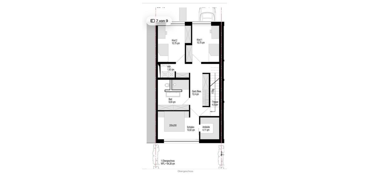 Maisonettenwohnung Saarbrücken Malstatt - 5 Zimmer, 120 m&sup2;, 1.760&euro; | Angebot:26224525