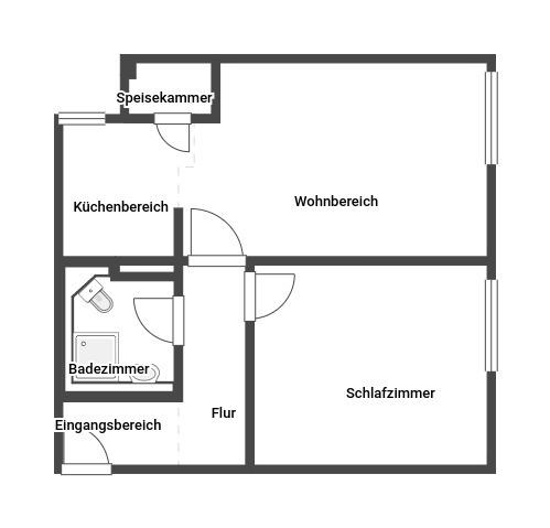 Etagenwohnung Germersheim - 1 Zimmer, 40 m&sup2;, 439&euro; | Angebot:26676365