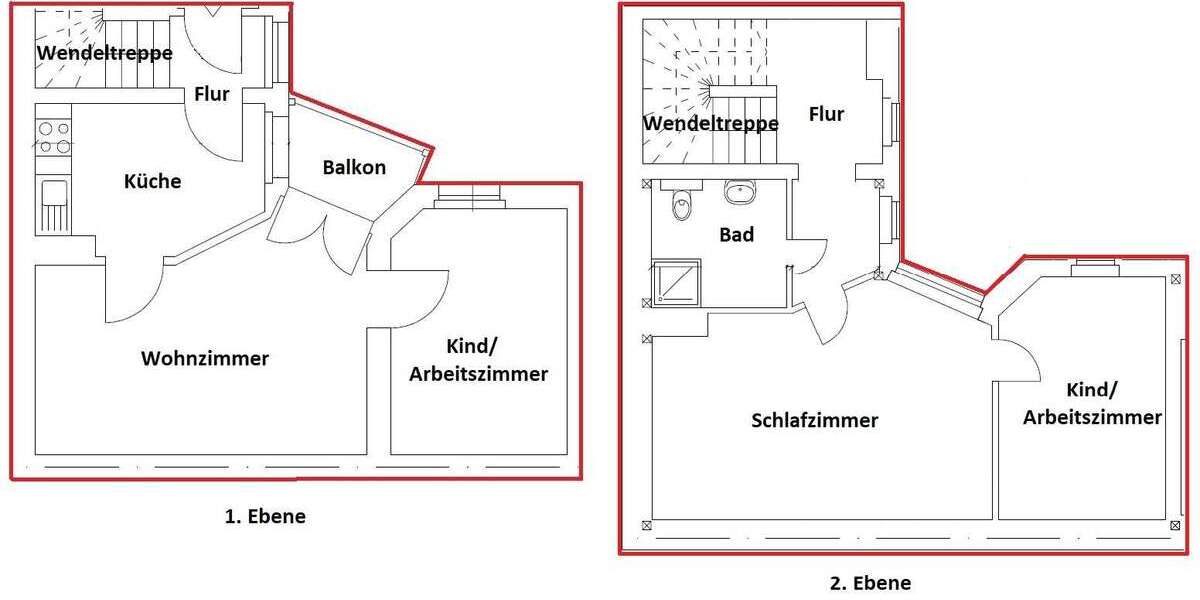 Etagenwohnung Magdeburg Alte Neustadt - 4 Zimmer, 84 m&sup2;, 750&euro; | Angebot:26154004