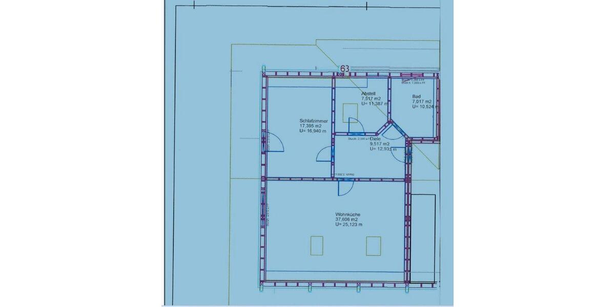 Dachgeschoßwohnung Bernbeuren - 2 Zimmer, 79 m&sup2;, 880&euro; | Angebot:26439415