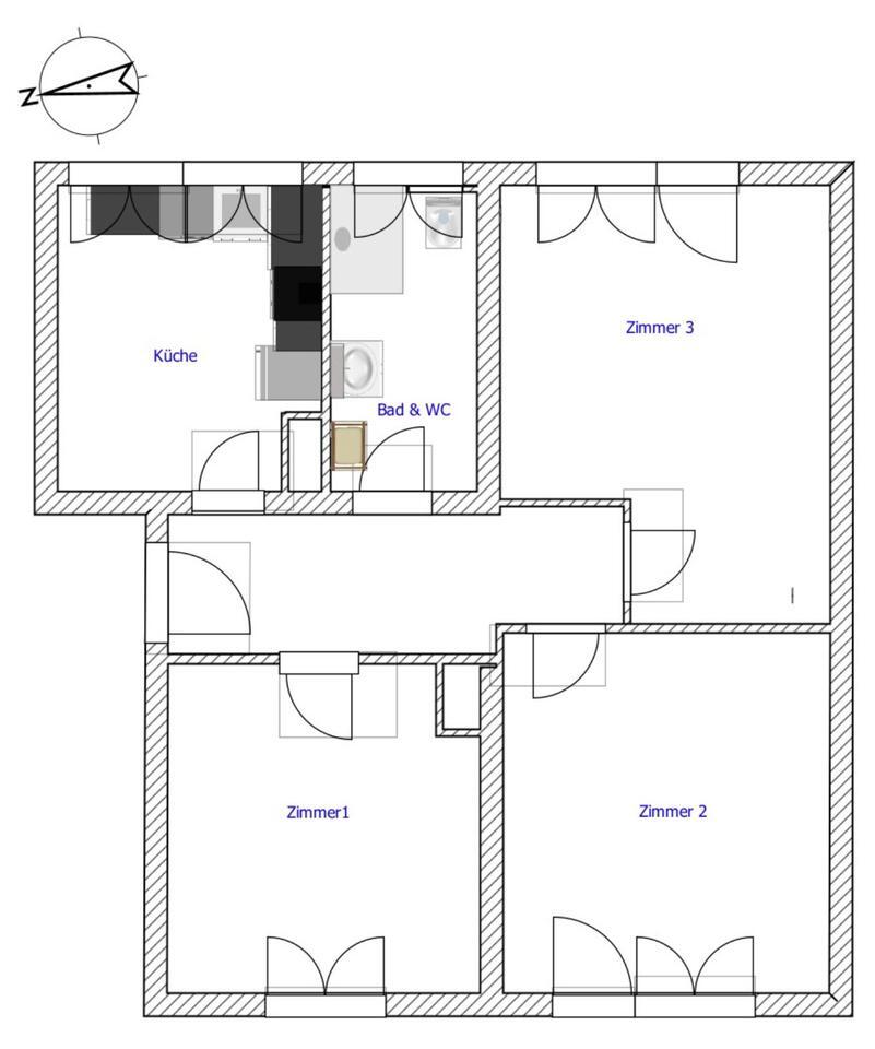 Kornwestheim 3er WG: (Berufseinsteiger&Studenten) zimmer