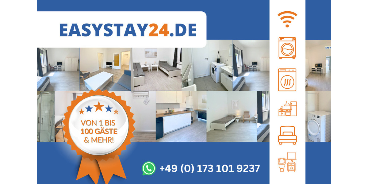 Wohnen auf Zeit Dortmund - 3 Zimmer, 80 m&sup2;, 14&euro; | Angebot:16242281