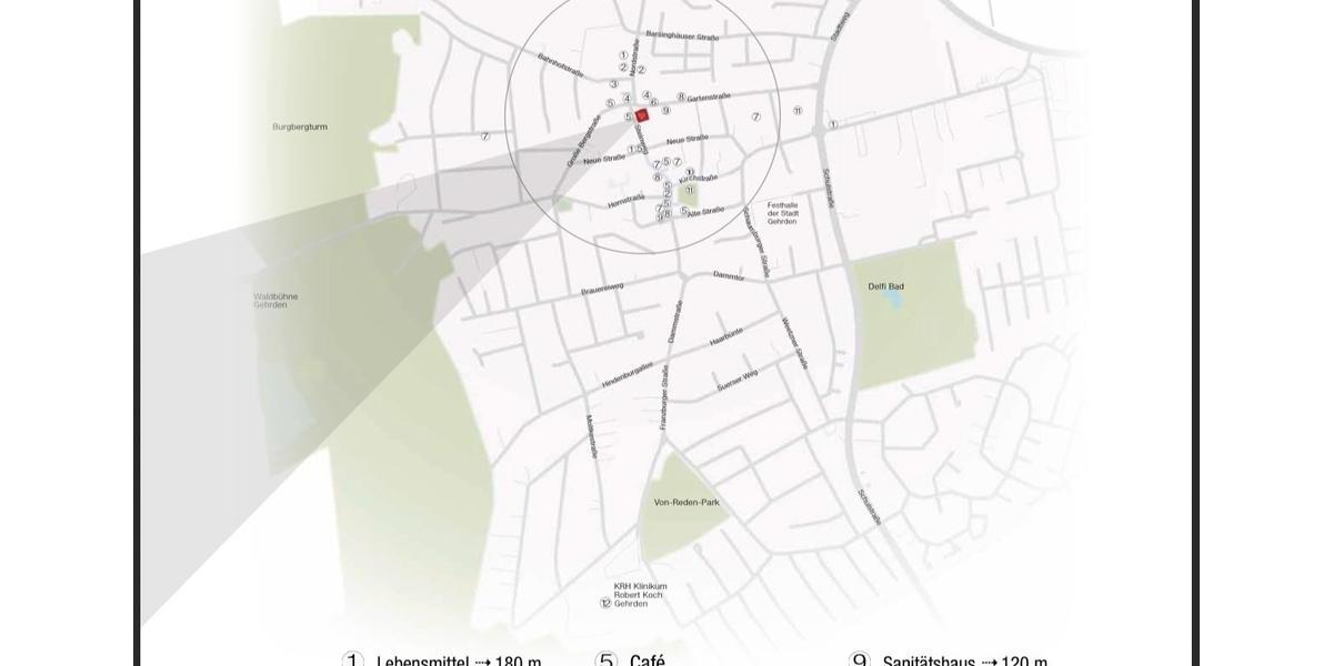 Etagenwohnung Gehrden - 2 Zimmer, 64 m&sup2;, 1.200&euro; | Angebot:24360489