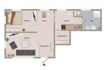 Erdgeschoßwohnung Bautzen - 1.5 Zimmer, 41 m&sup2;, 245&euro; | Angebot:26455737