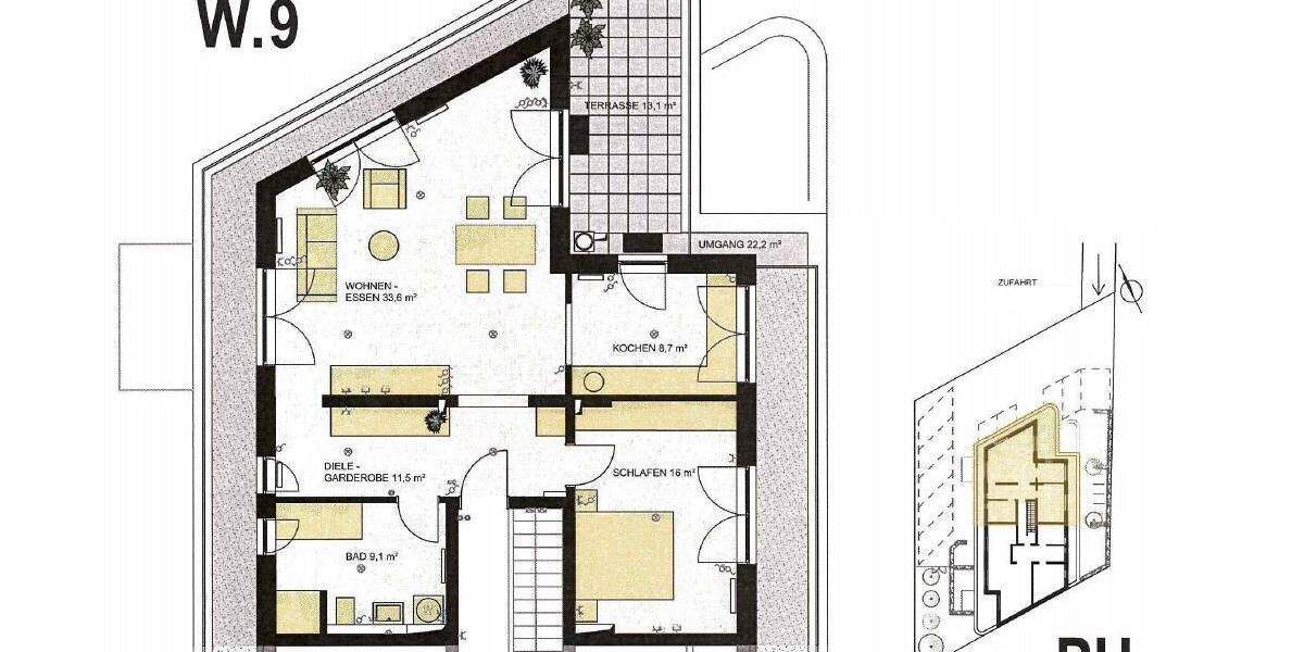 Etagenwohnung Coburg Ketschendorf - 2 Zimmer, 95 m&sup2;, 880&euro; | Angebot:25095297