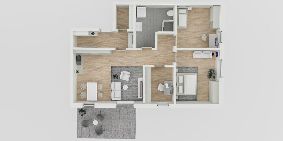 3,5-Zimmer Wohnung, 93170 Bernhardswald | Neubau | ab Juli 2026 3.5 zimmer