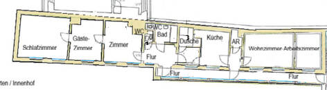 Etagenwohnung Augsburg Innenstadt - 4 Zimmer, 139 m&sup2;, 1.450&euro; | Angebot:26731120
