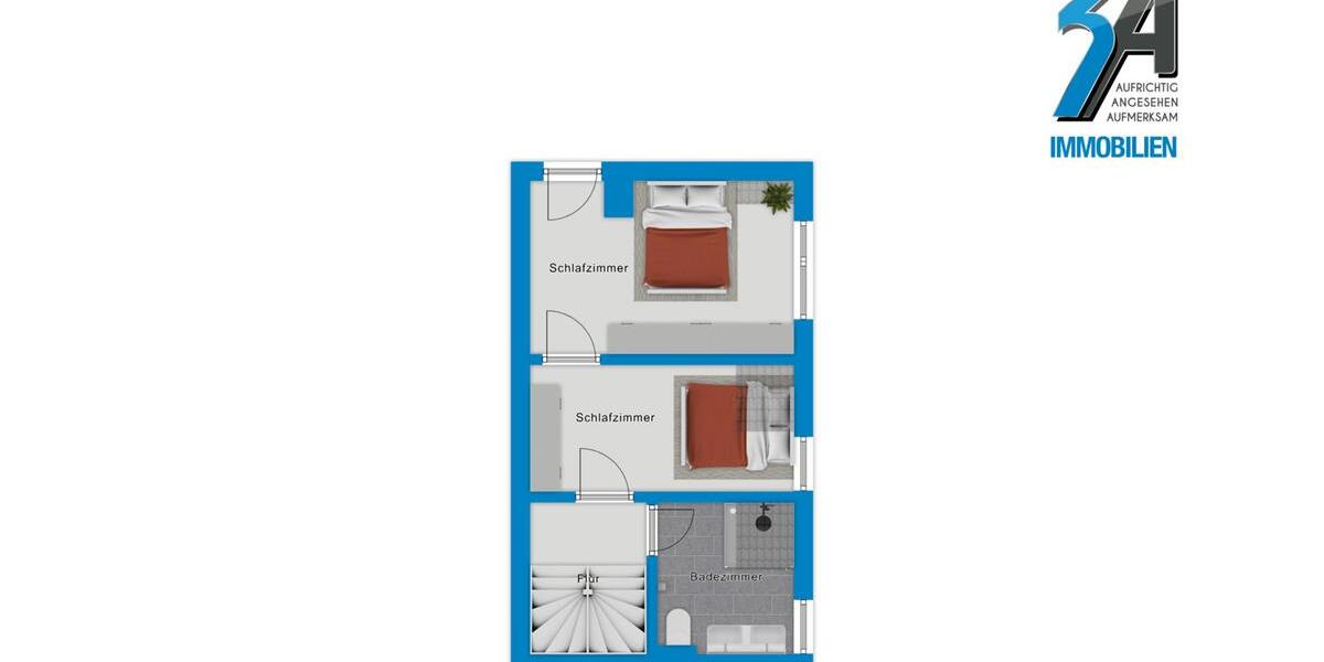 Maisonettenwohnung Halle (Saale) Am Wasserturm/Thaerviertel - 5 Zimmer, 113 m&sup2;, 1.407&euro; | Angebot:23847467