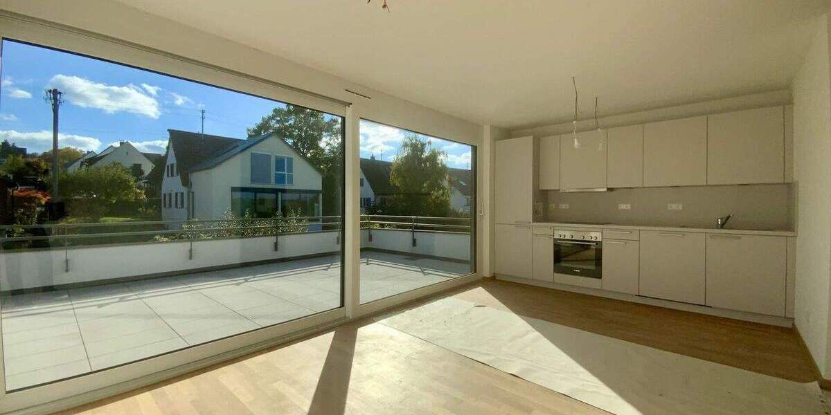 2-Zimmer-Neubau mit EBK & Dachterrasse 2 zimmer